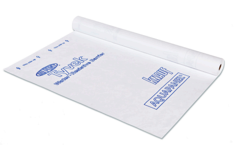 KNAUF AQUAPANEL TYVEK WATER RESISTIVE BARRIER